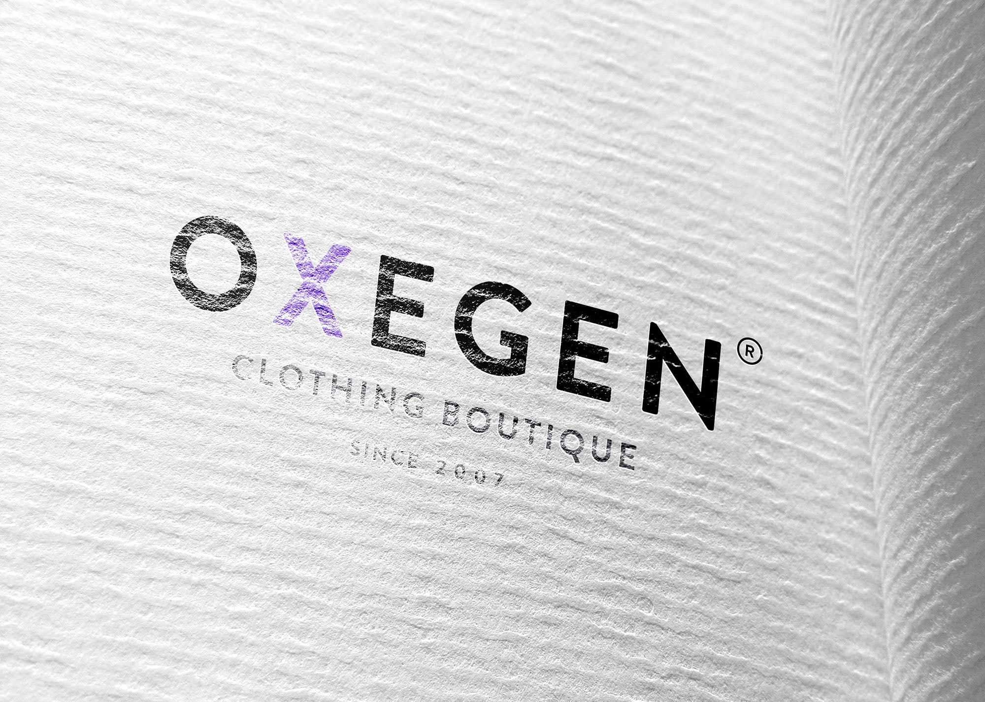 Textured Paper Logo Mockup