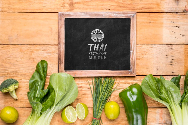 Thai Food Concept Mock-Up Psd
