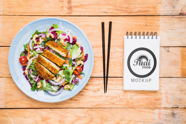 Thai Food Concept Mock-Up Psd