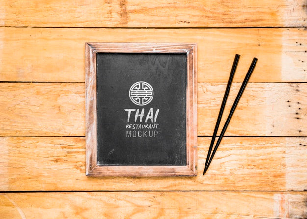 Thai Food Concept Mock-Up Psd