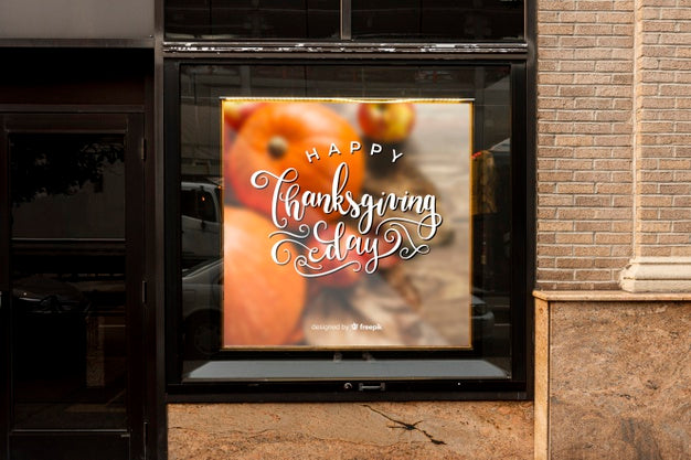 Thanksgiving Billboard Mock-Up Psd