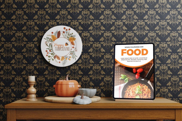 Thanksgiving Celebration Day Setup Psd