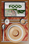 Thanksgiving Concept On Table And Tablet Psd