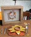 Thanksgiving Cute Message On Frame Psd