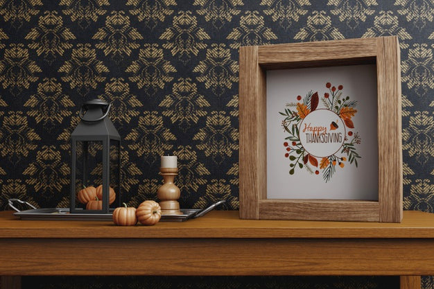 Thanksgiving Day Celebration Arrangements Psd