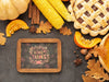 Thanksgiving Day With Delicious Food Psd