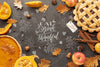 Thanksgiving Day With Delicious Pies Psd
