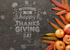 Thanksgiving Day With Positive Message Psd