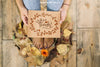 Thanksgiving Mockup With Cardboard Psd