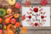 Thanksgiving Mockup With Cover Or Paper Psd