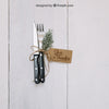Thanksgiving Mockup With Cutlery Psd