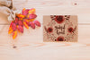 Thanksgiving Mockup With Greeting Card Psd