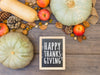 Thanksgiving Mockup With Slate Psd