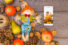 Thanksgiving Mockup With Smartphone Psd