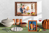 Thanksgiving Scene Creator Concept With Family Frame Psd