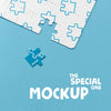 The Special One Piece Of Puzzle Concept Mock-Up Psd