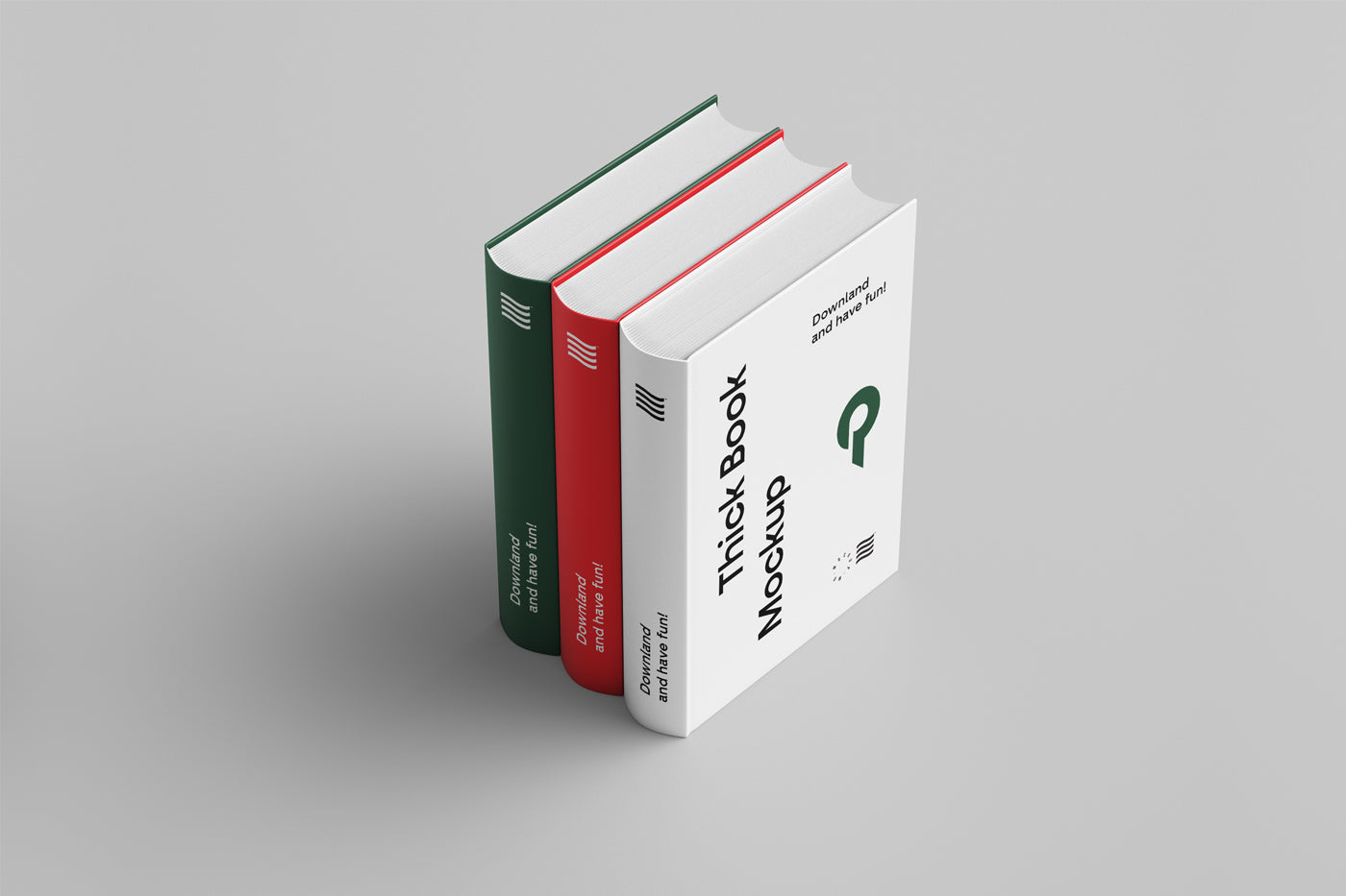 Thick Book Mockup
