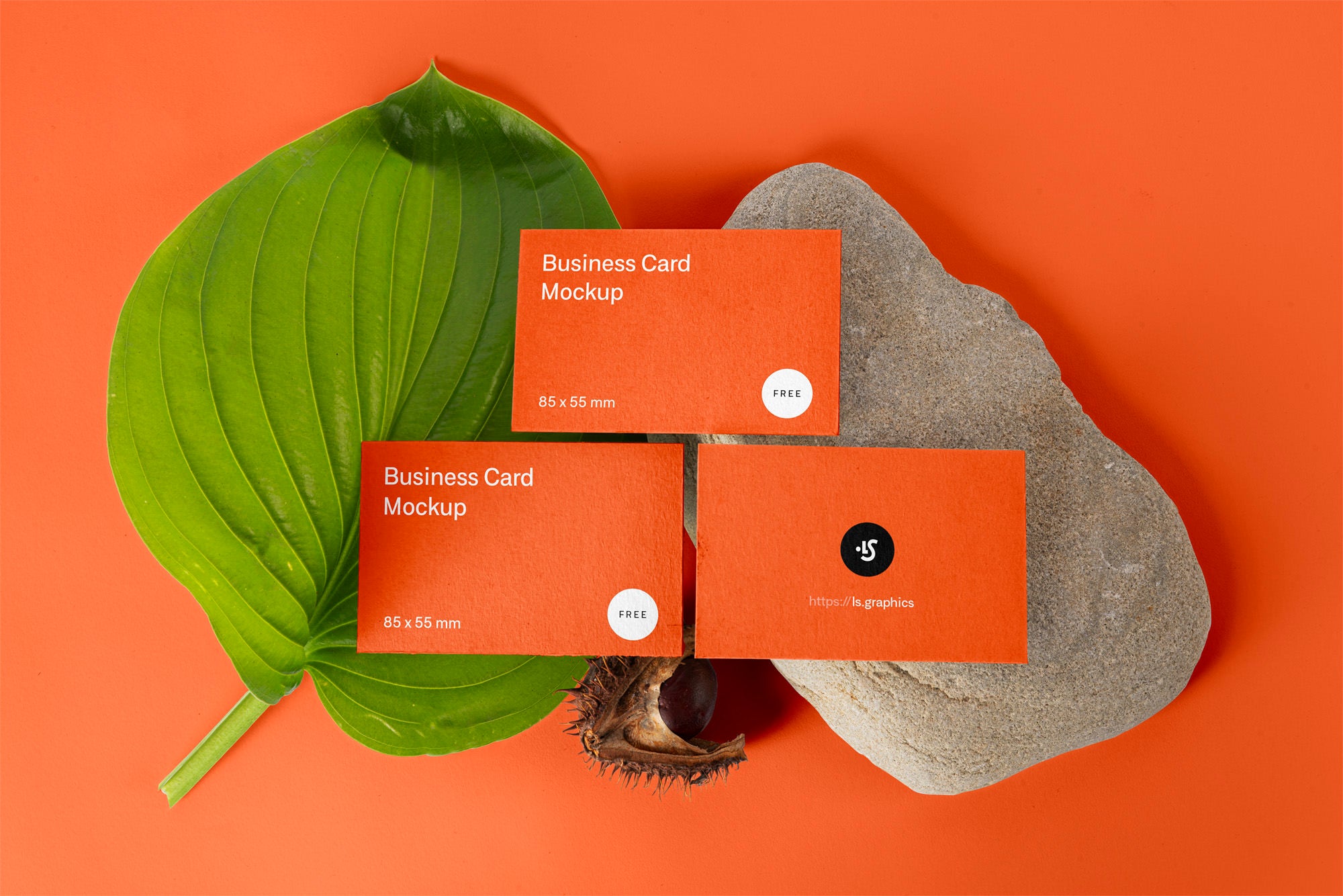 Three Business Cards Mockups