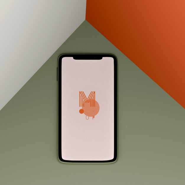 Three Colors Phone Mockup Psd