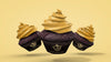 Three Floating Cupcakes Psd