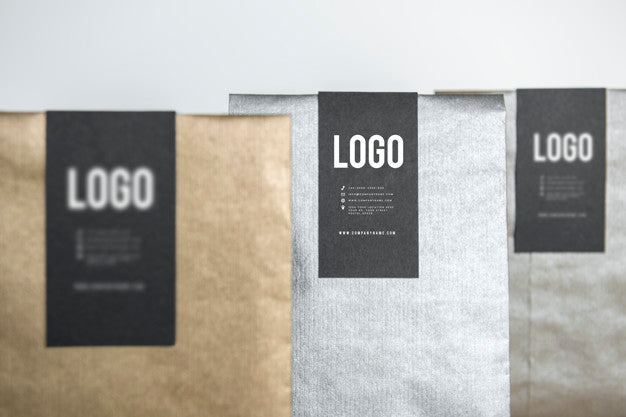 Three Metallic Gift Packaging Mockups Psd