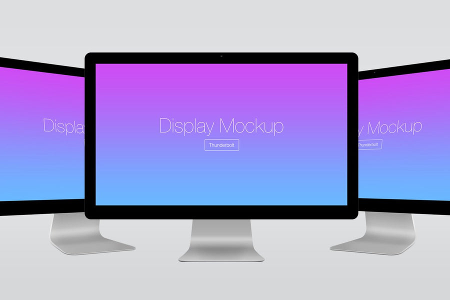 Thunderbolt Display Mockup