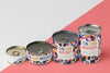 Tin Cans Arranged From Smallest To Bigger Psd
