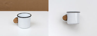 Clean and White Coffee Tin Mug Mockup