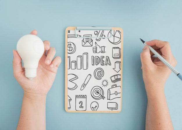 Tips Concept With Clipboard Psd