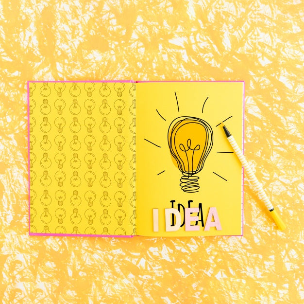 Tips Concept With Open Book Psd