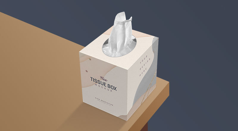 Tissue Box Mockup Psd
