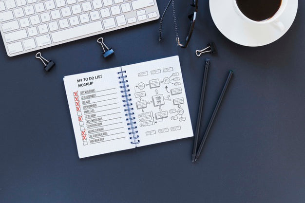 To Do List On The Desk With Coffee Psd