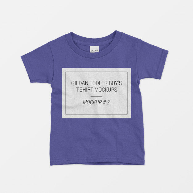 Toddler Bodysuit Crewneck Mockup 02 Psd