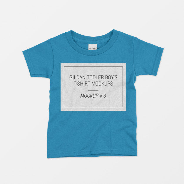 Toddler Bodysuit Crewneck Mockup 03 Psd