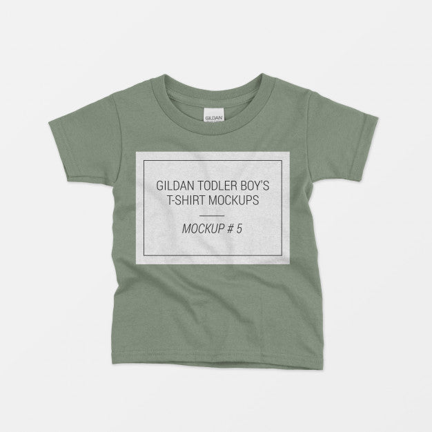 Toddler Bodysuit Crewneck Mockup Psd