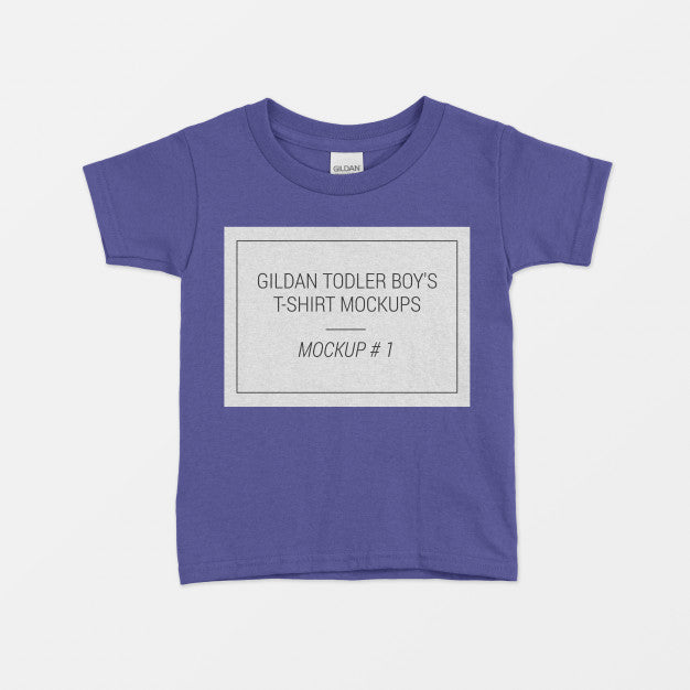 Toddler Bodysuit Crewneck Mockup Psd