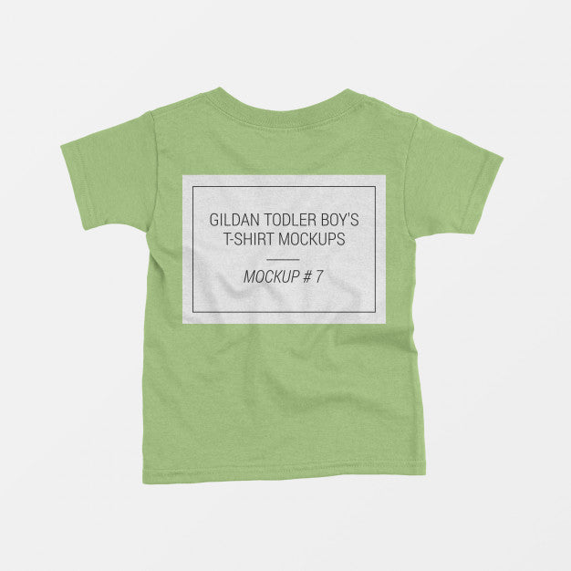 Toddler Bodysuit Crewneck Mockup Psd