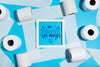 Toilet Paper Rolls With Frame Psd