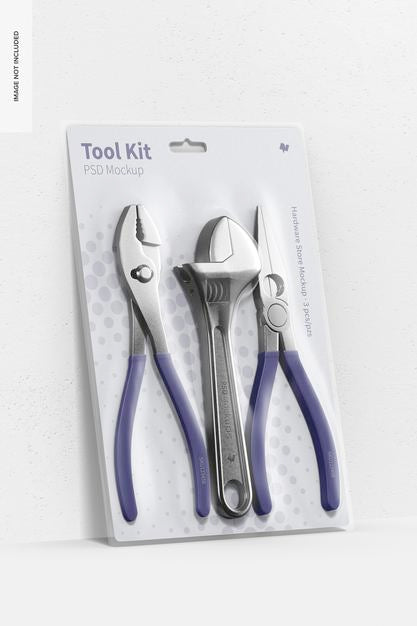 Tool Kit Mockup, Right View Psd