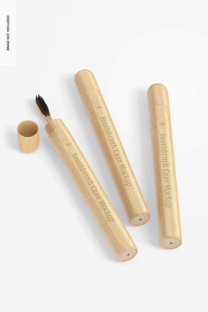 Toothbrush Cases Mockup Psd - Mockup Hunt