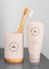 Toothbrushes In Cup And Cream Container Psd