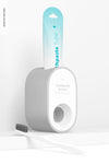 Toothpaste Holder Mockup, Right View Psd