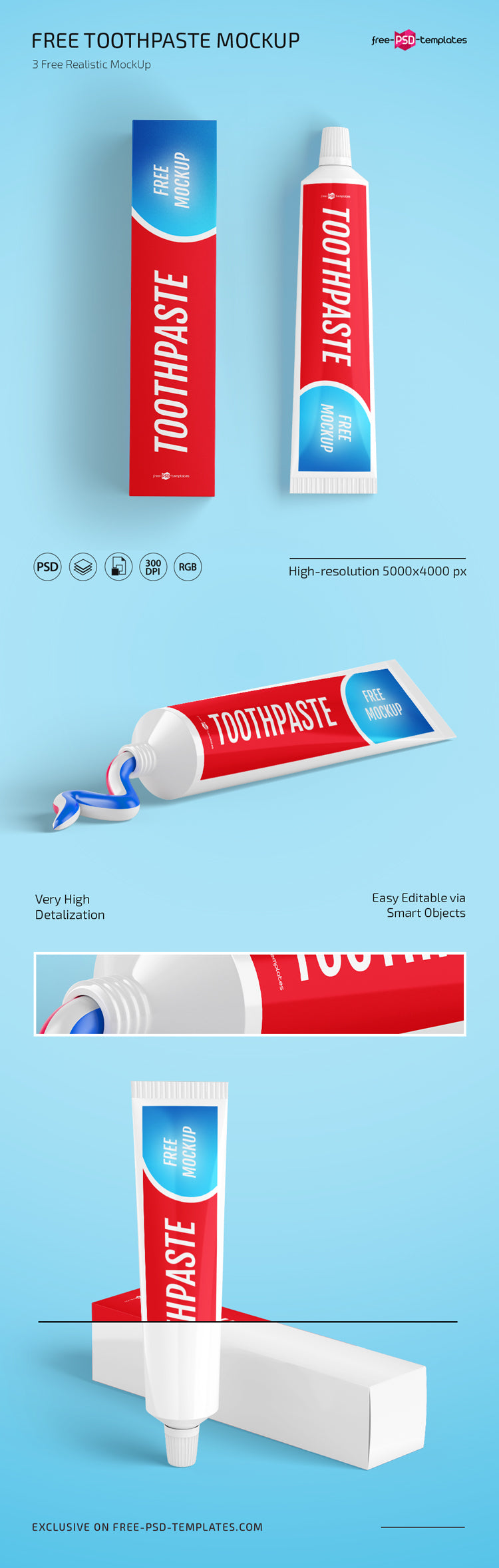 Toothpaste Mockup