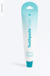 Toothpaste Tube Mockup, Front View Psd