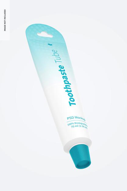 Toothpaste Tube Mockup Psd