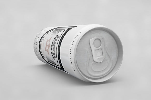 Top Of A Beer Can Mock Up Psd
