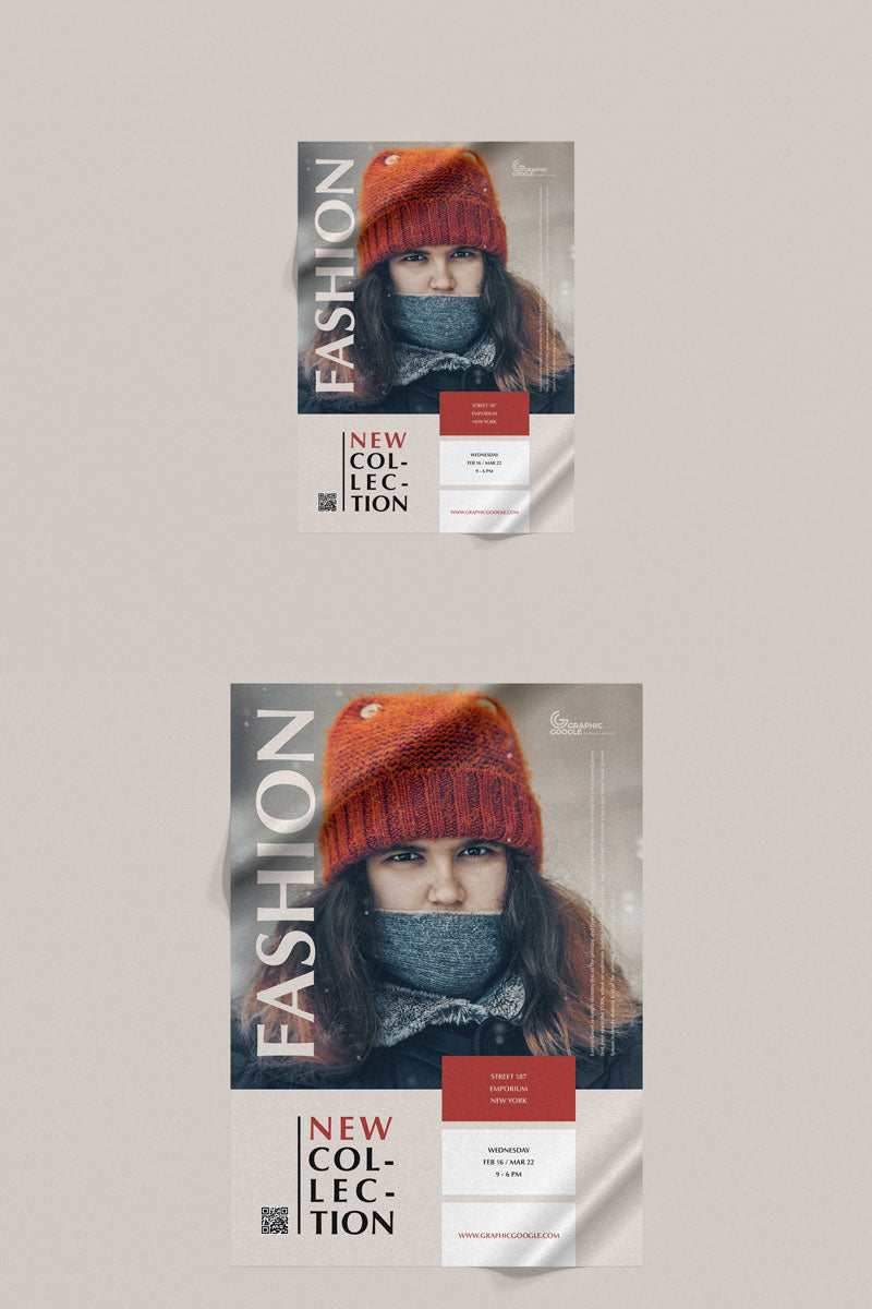 Top View A4 Flyer Mockup Psd