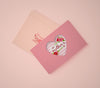 Top View Arrangement For Mother'S Day With Card Scene Creator Psd