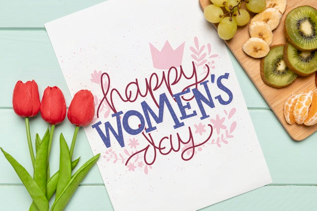 Top View Arrangement For Women'S Day Psd