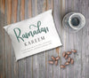 Top View Arrangement With Dried Dates And Pillow Psd